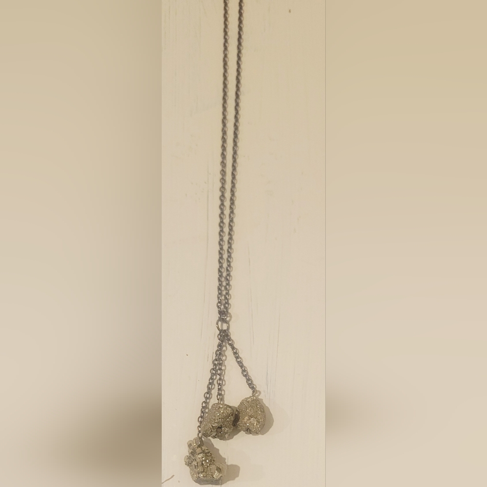 Pyrite Nugget Necklace